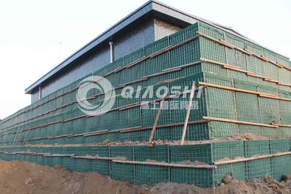 galvanized armament hesco barrier cages Qiaoshi